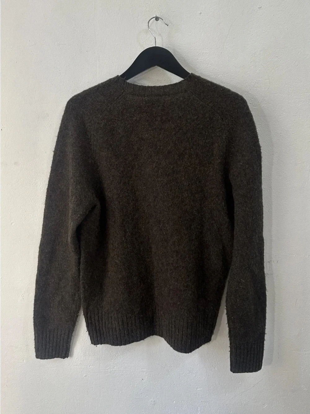 J.Crew 100% Wool Brown Crew Neck Sweater Women’s Small Classic Knit Pullover